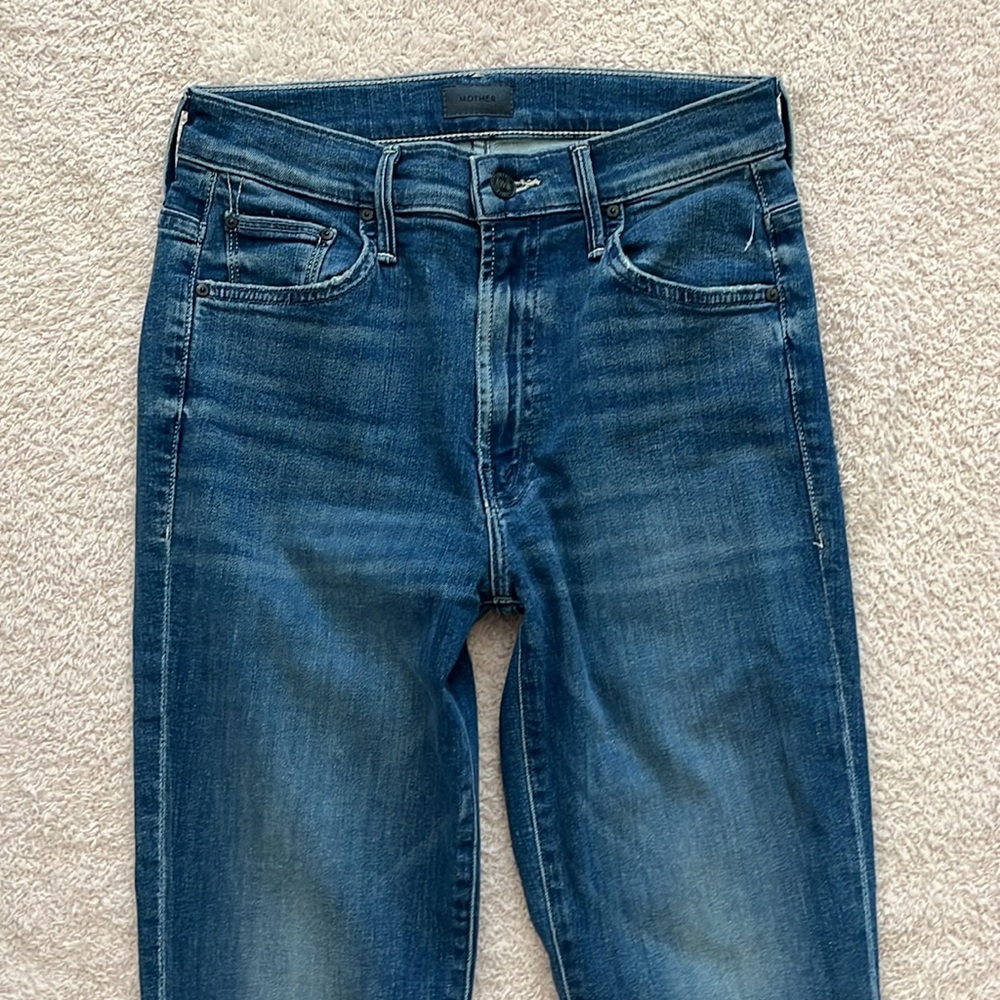 NEW MOTHER The Insider Crop Step Fray in Wish on a Star Size 26 - Picture 5 of 8